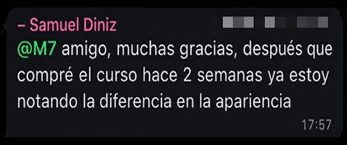 Depoimento Alumno GLOWM7